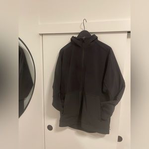Lululemon Men’s 3/4 Zip Fleece Hoodie Shirt *Large* Used, Black w/Zip Pockets